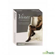 VEINAX FEMME BAS DE CONTENTION TRANSPARENT CLASSE 2 PIEDS OUVERTS