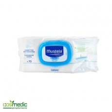 Mustela Bébé 70 Lingettes dermo-apaisantes à l'Aloe Vera 